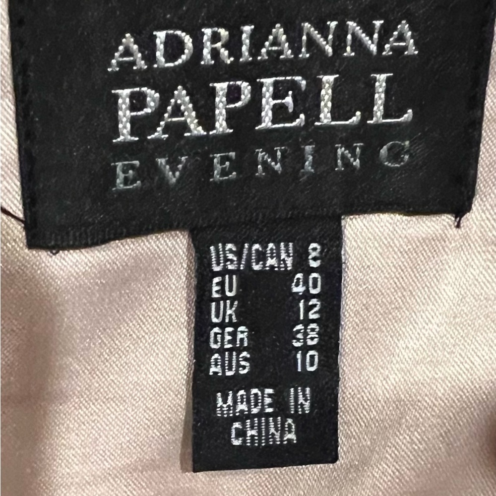 Adrianna Papell Evening Gown in Cream - Picture 7 of 7